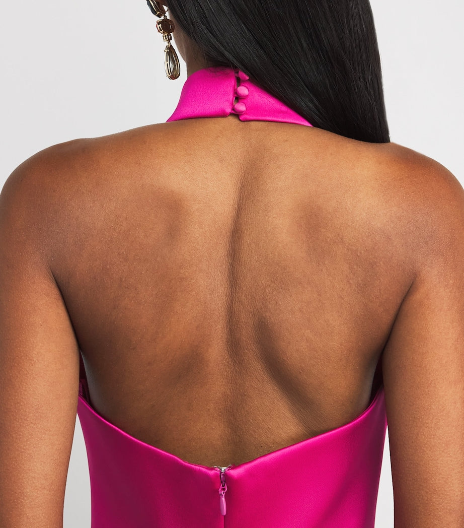 Rebecca Vallance Pink Saskia Tulip Mini Dress