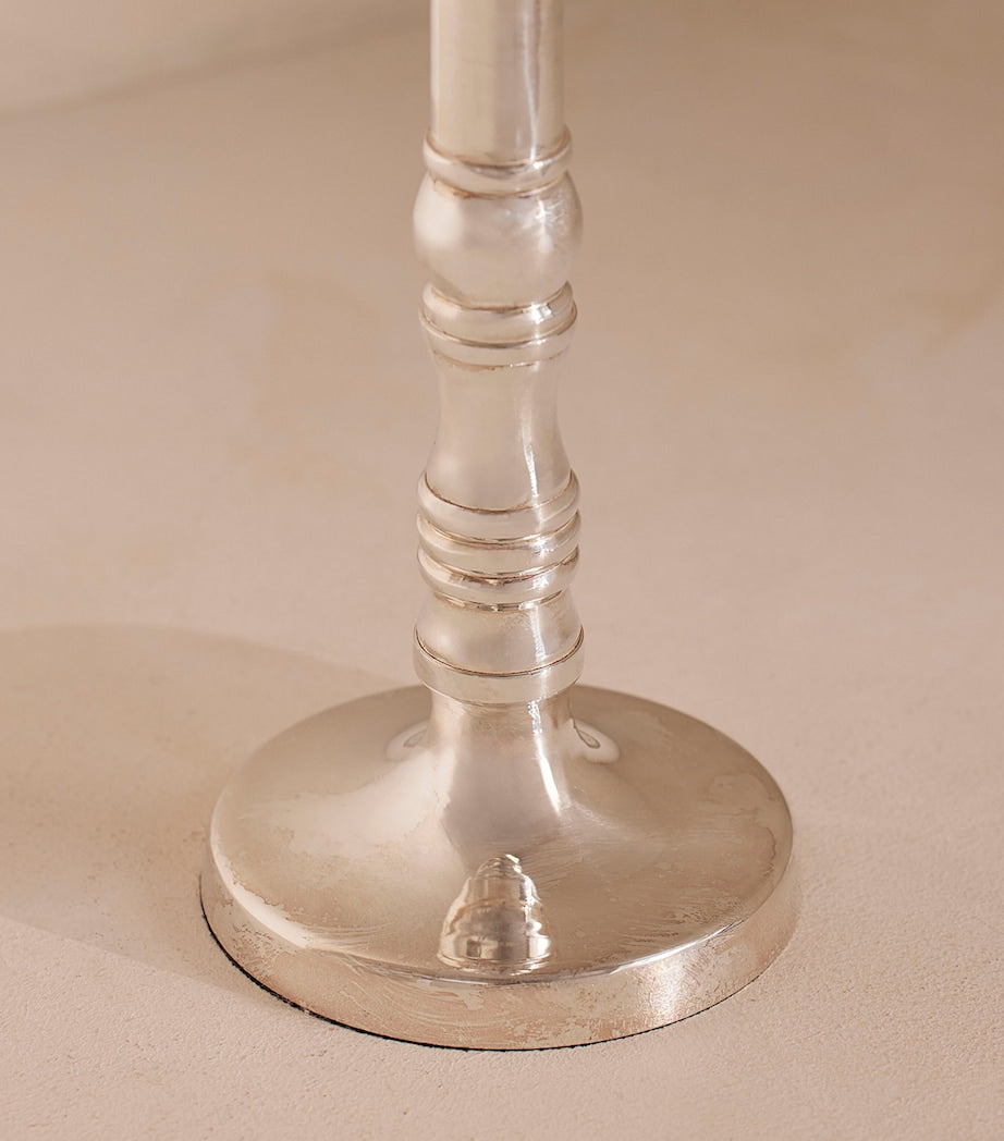 Soho Home Large Silver-Plated Stiden Candlestick (44cm)