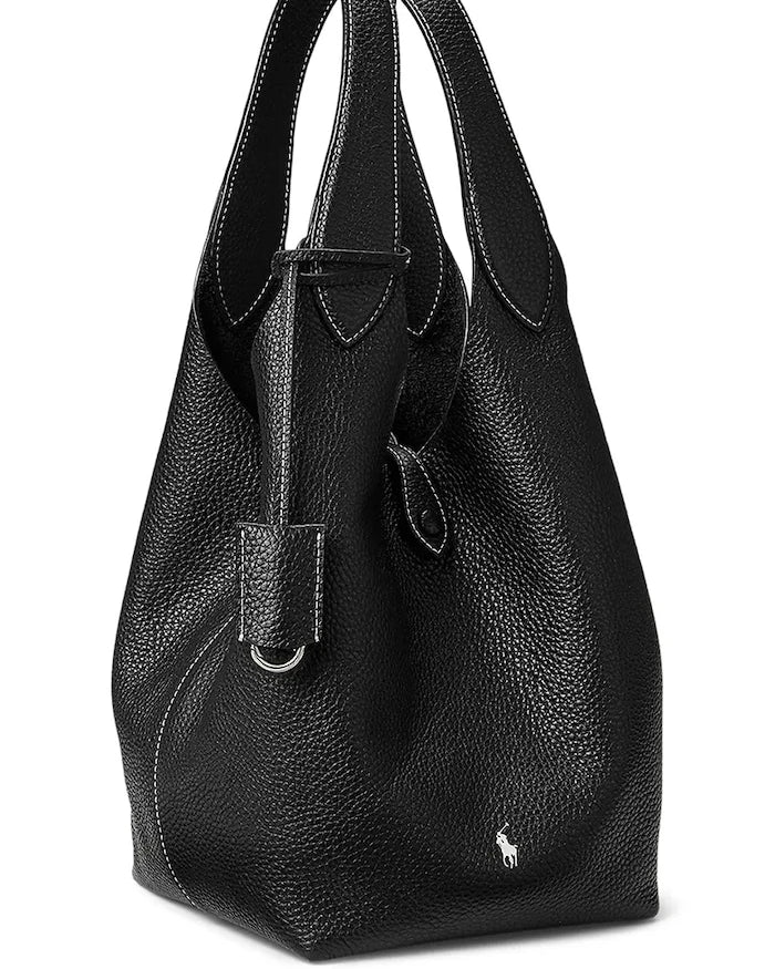 Кожена чанта Polo Ralph Lauren Tote