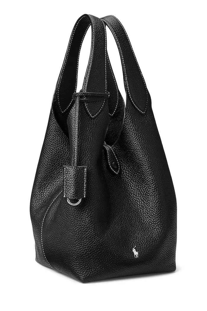 Кожена чанта Polo Ralph Lauren Tote