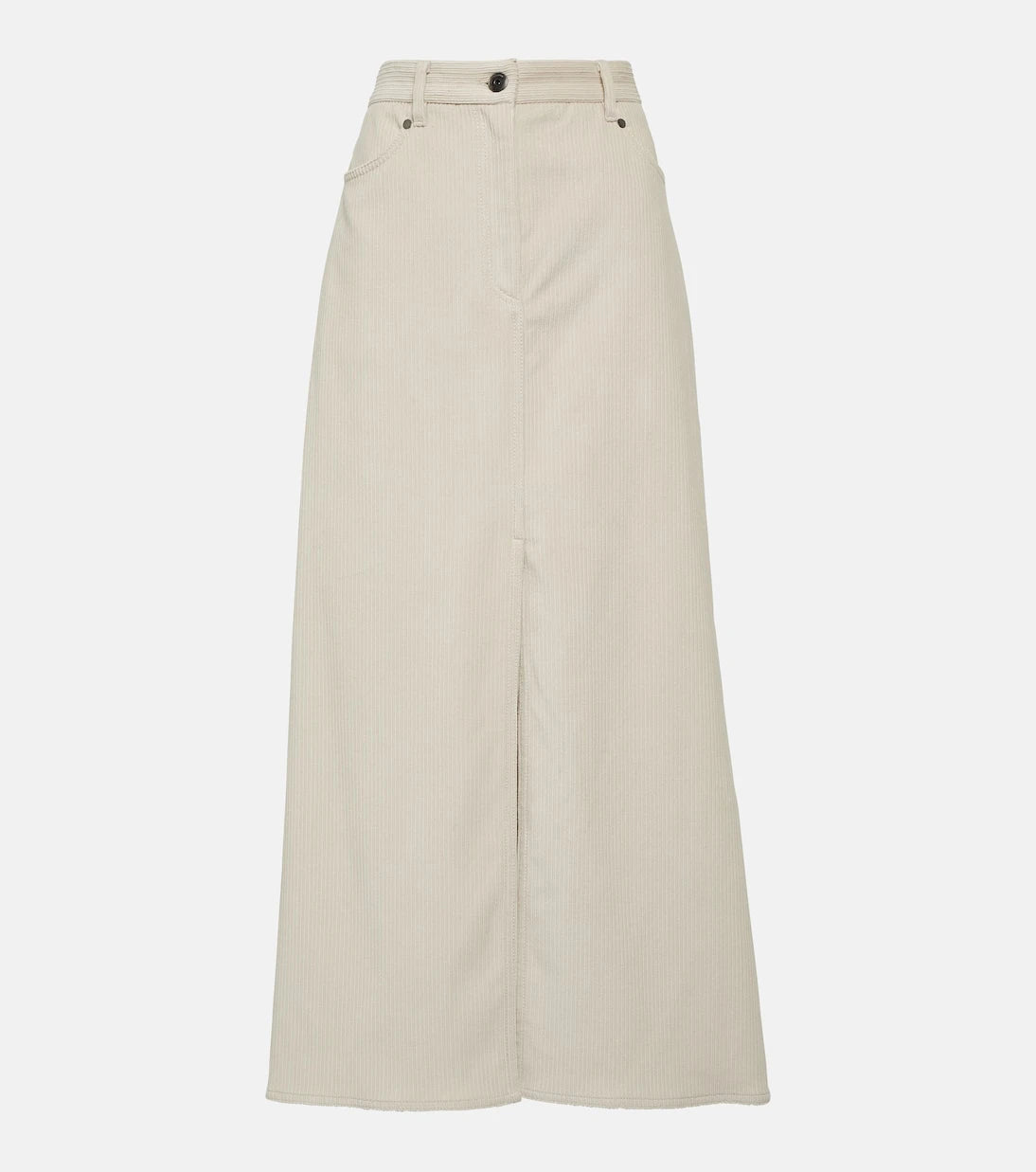 Brunello Cucinelli - Cotton corduroy maxi skirt