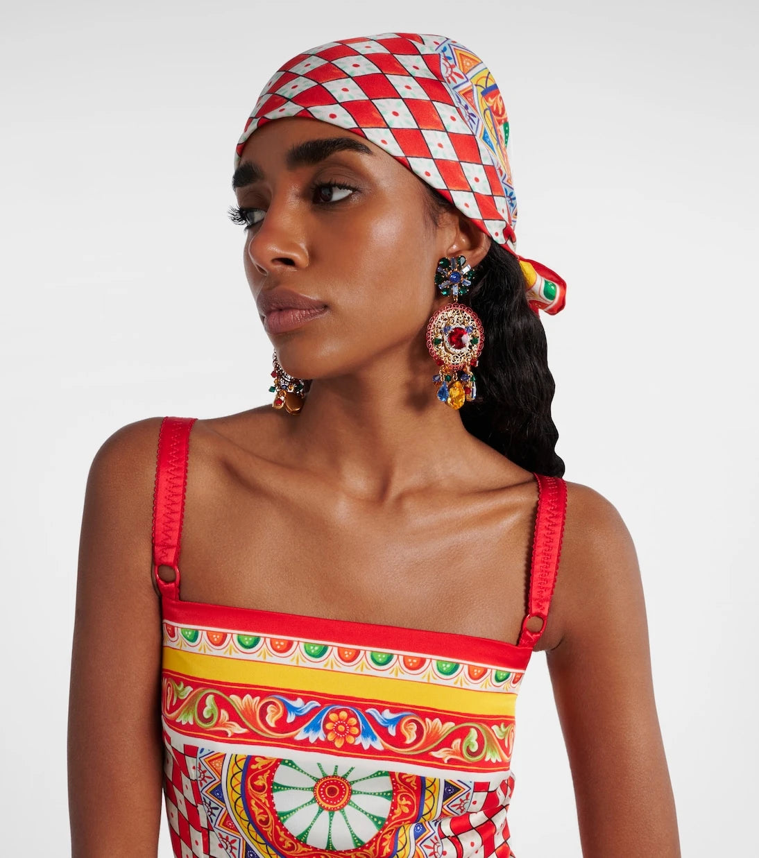 Dolce&Gabbana - Printed silk twill scarf