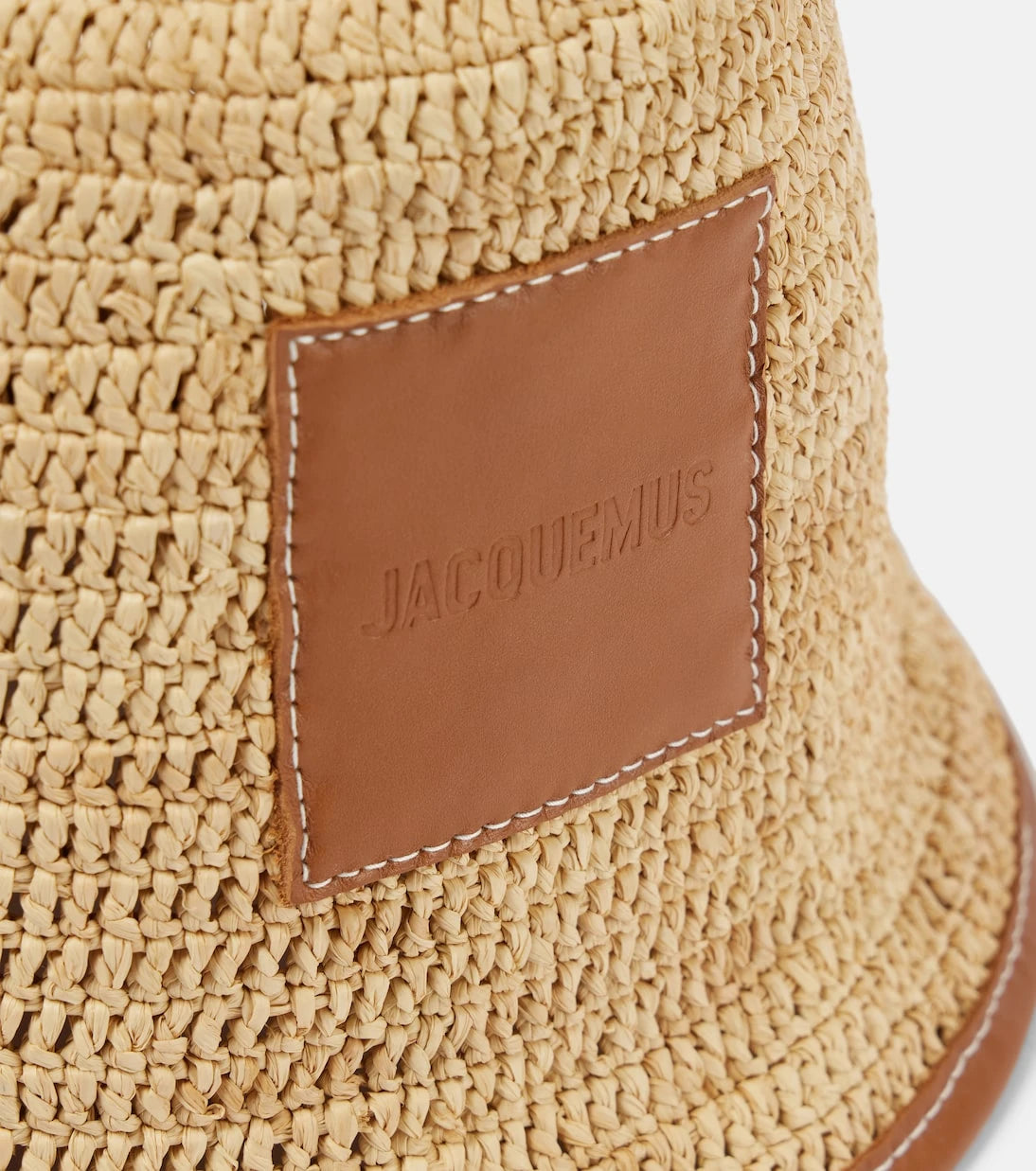 Jacquemus - Le Bob Soli raffia bucket hat