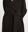 Claudie Pierlot Brown Wool-Blend Belted Coat