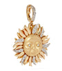 Yellow Gold and Diamond Mythology Sun Charm
