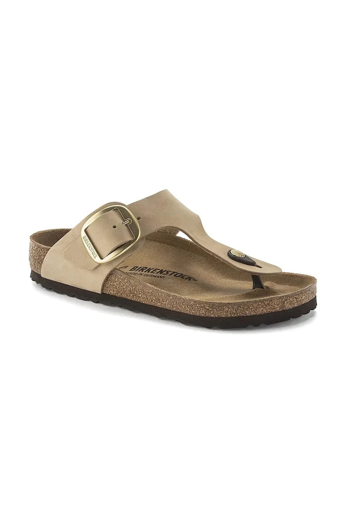 Джапанки от набук Birkenstock Gizeh Big Buckle