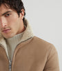 Cashmere-Trim Shearling Jacket