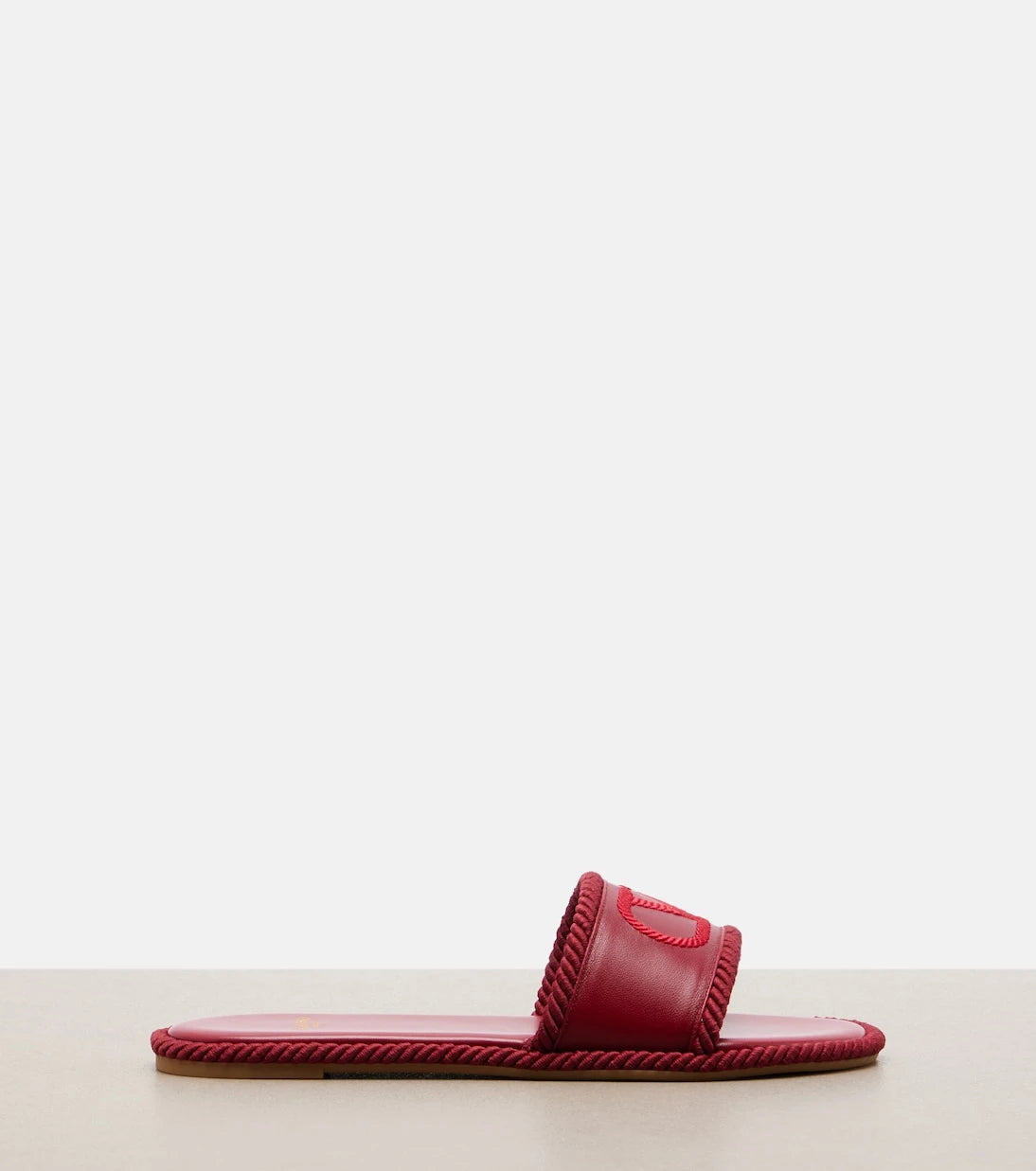 Valentino Garavani - VLogo leather espadrille sandals