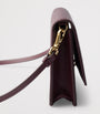 Prada Burgundy Mini Saffiano Leather Clutch Bag