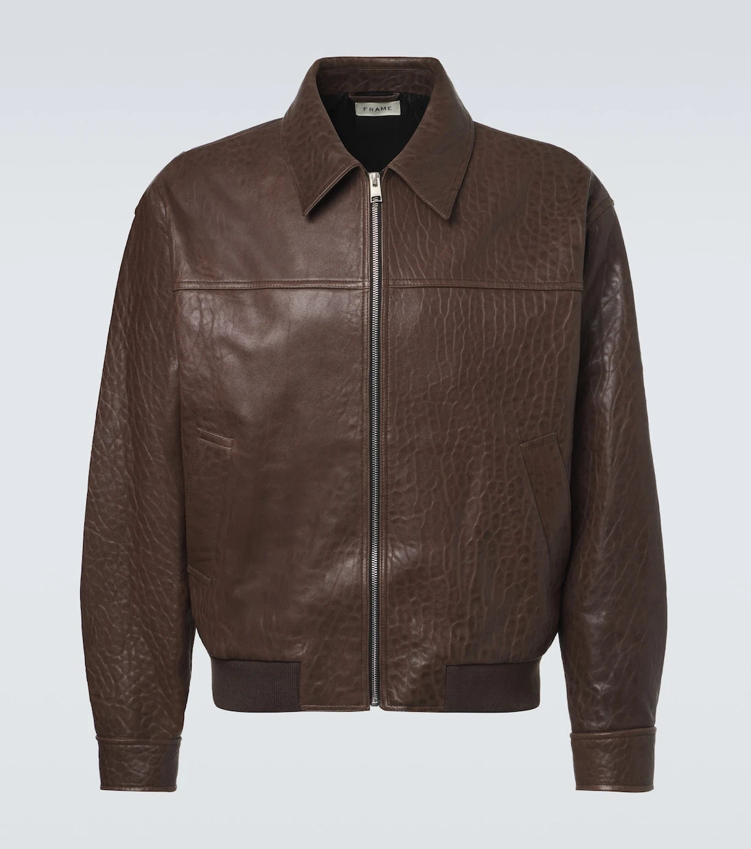 Frame - Leather bomber jacket