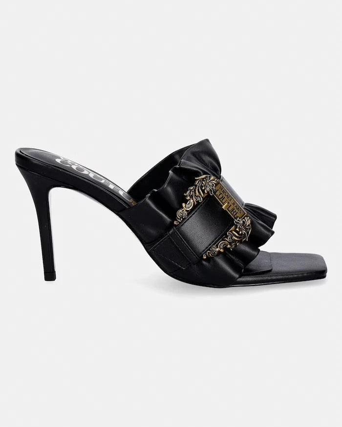 Versace Jeans Couture чехли с висок ток дамски