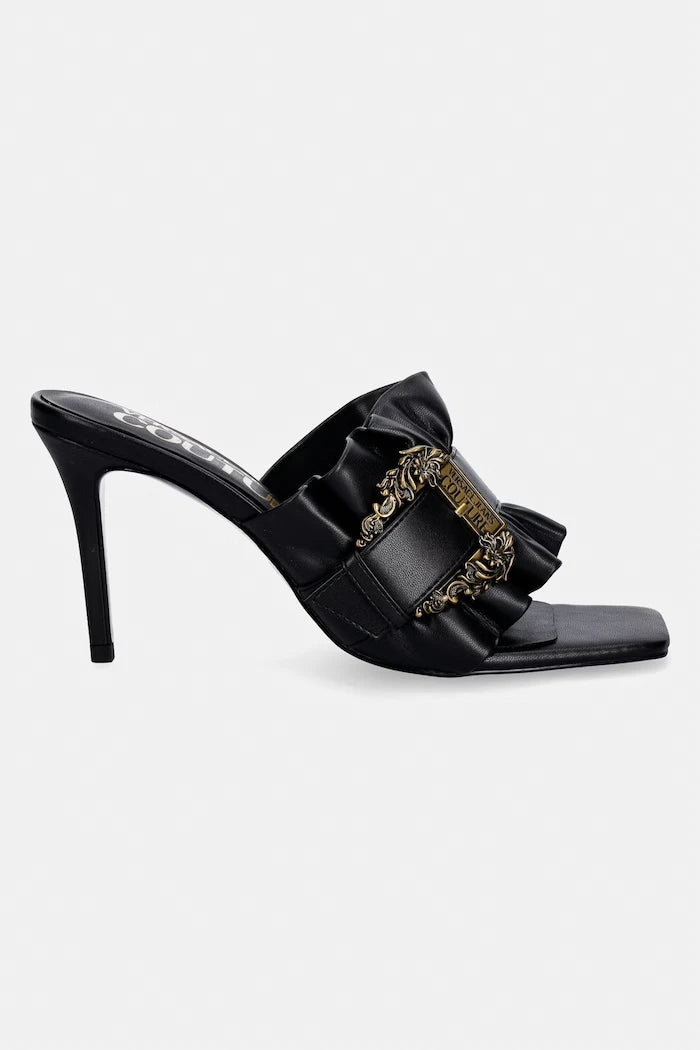 Versace Jeans Couture чехли с висок ток дамски