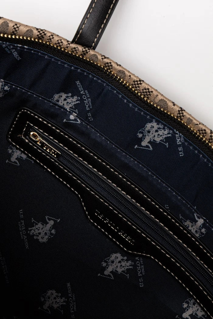 U.S. Polo Assn. Kadın Shopper Çanta JACQUARD