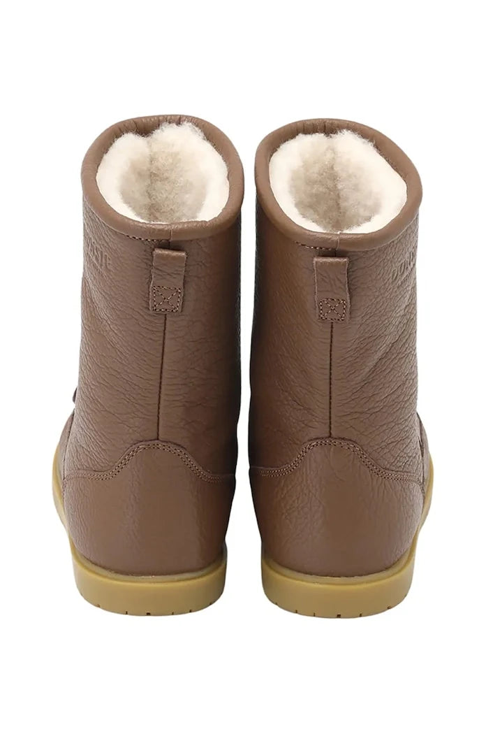 Donsje Wadudu Classic Boots Bear Çocuk Deri Kışlık Botlar