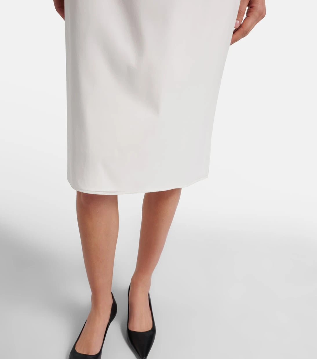The Row - Ivera silk-blend chiffon midi skirt