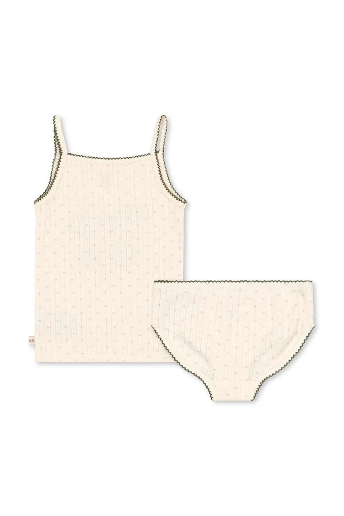 Konges Sløjd MINNIE UNDERWEAR GOTS Çocuk Pamuklu Takım