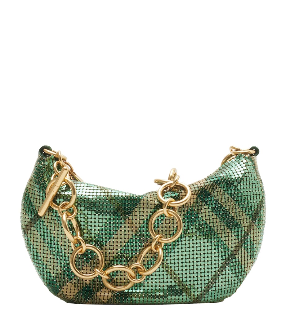 Green Chainmail Shoulder Bag