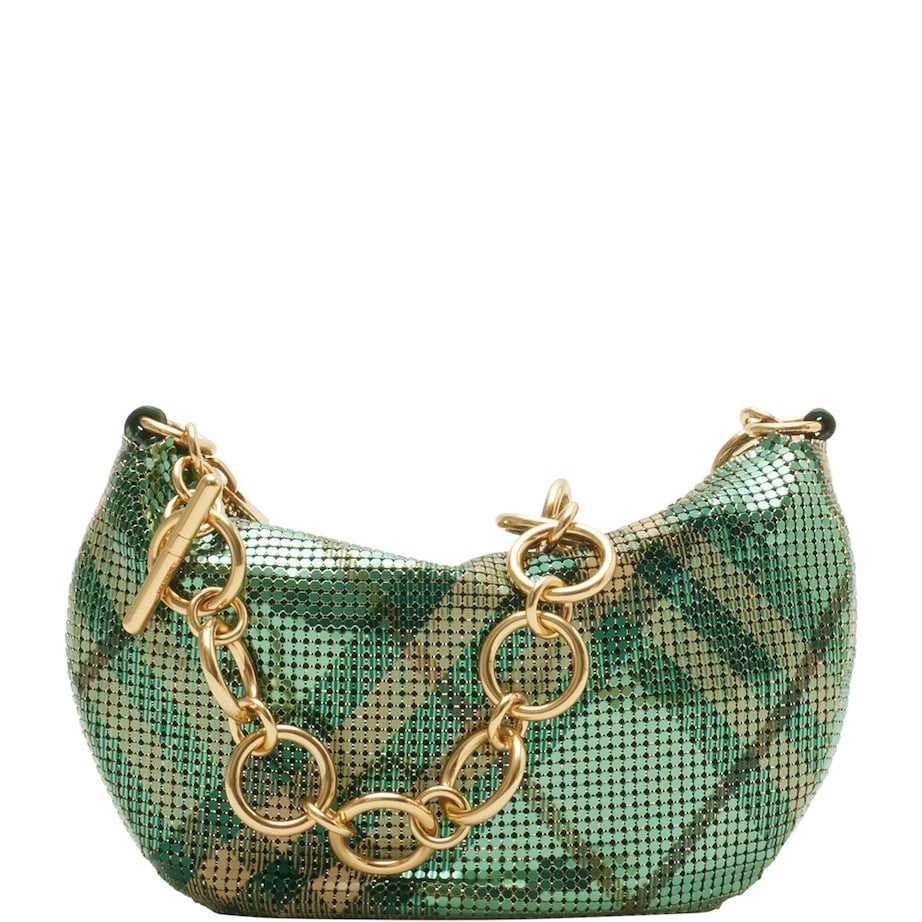 Green Chainmail Shoulder Bag
