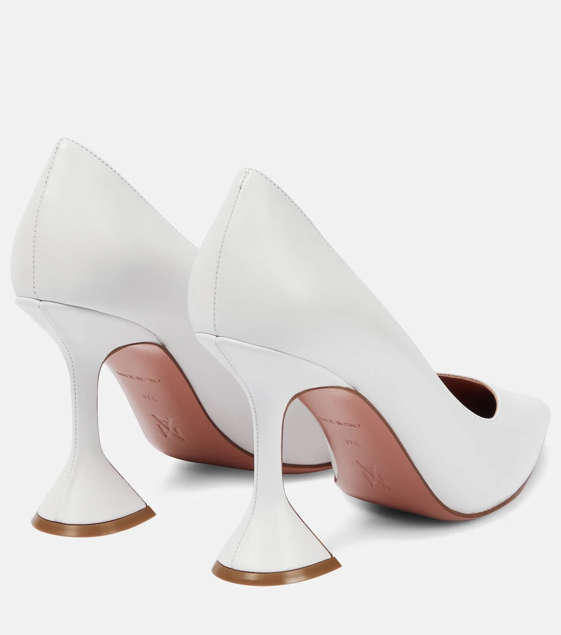 Amina Muaddi - Ami leather pumps