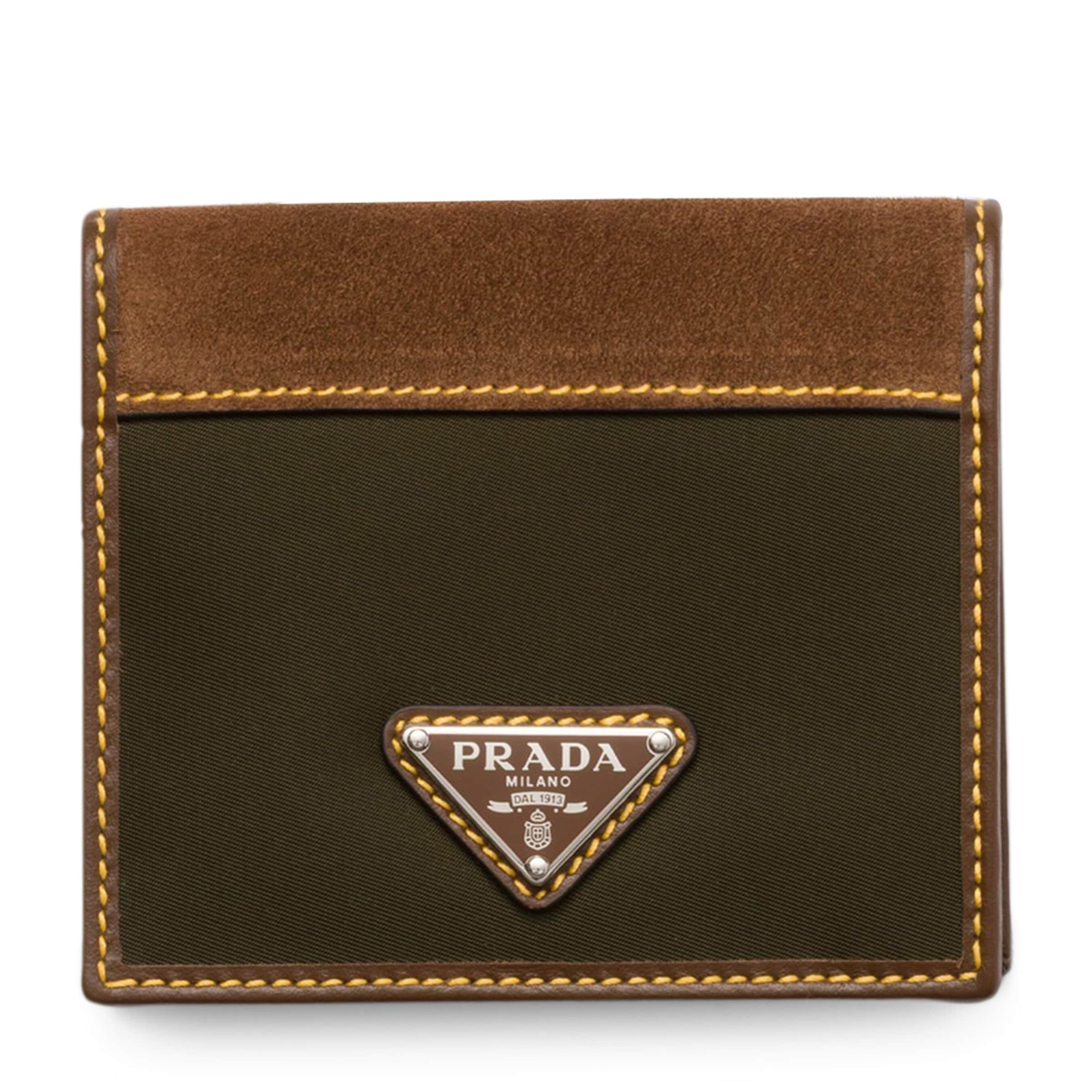 Prada Re-Nylon and Leather Wallet