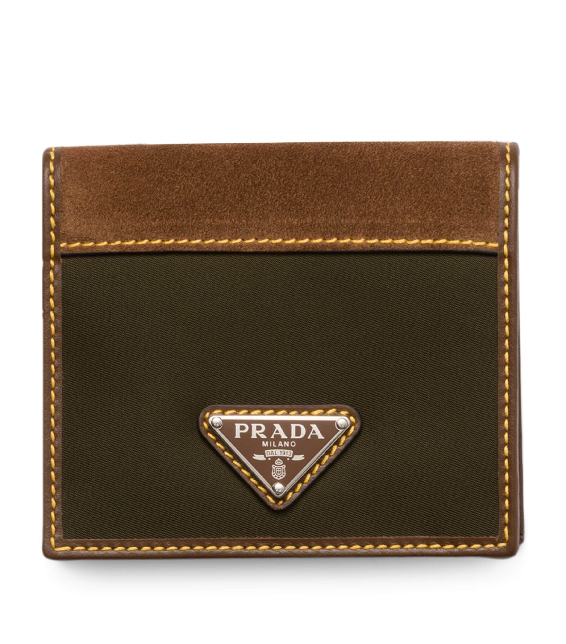 Prada Re-Nylon and Leather Wallet