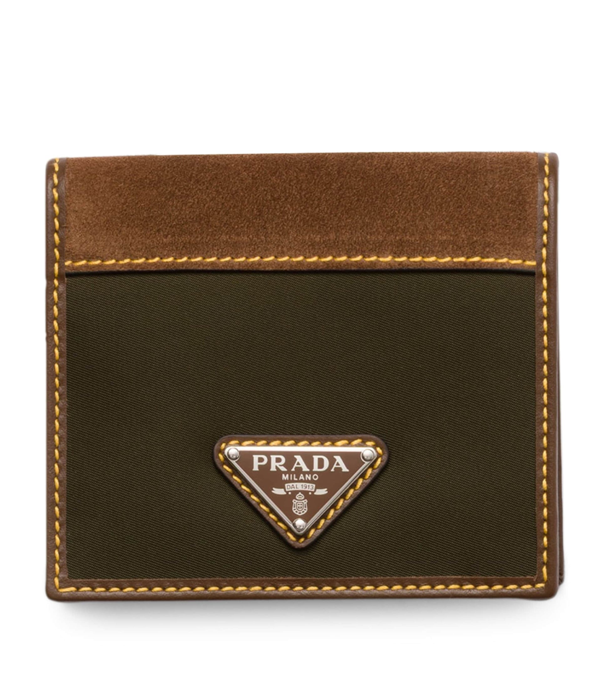 Prada Re-Nylon and Leather Wallet