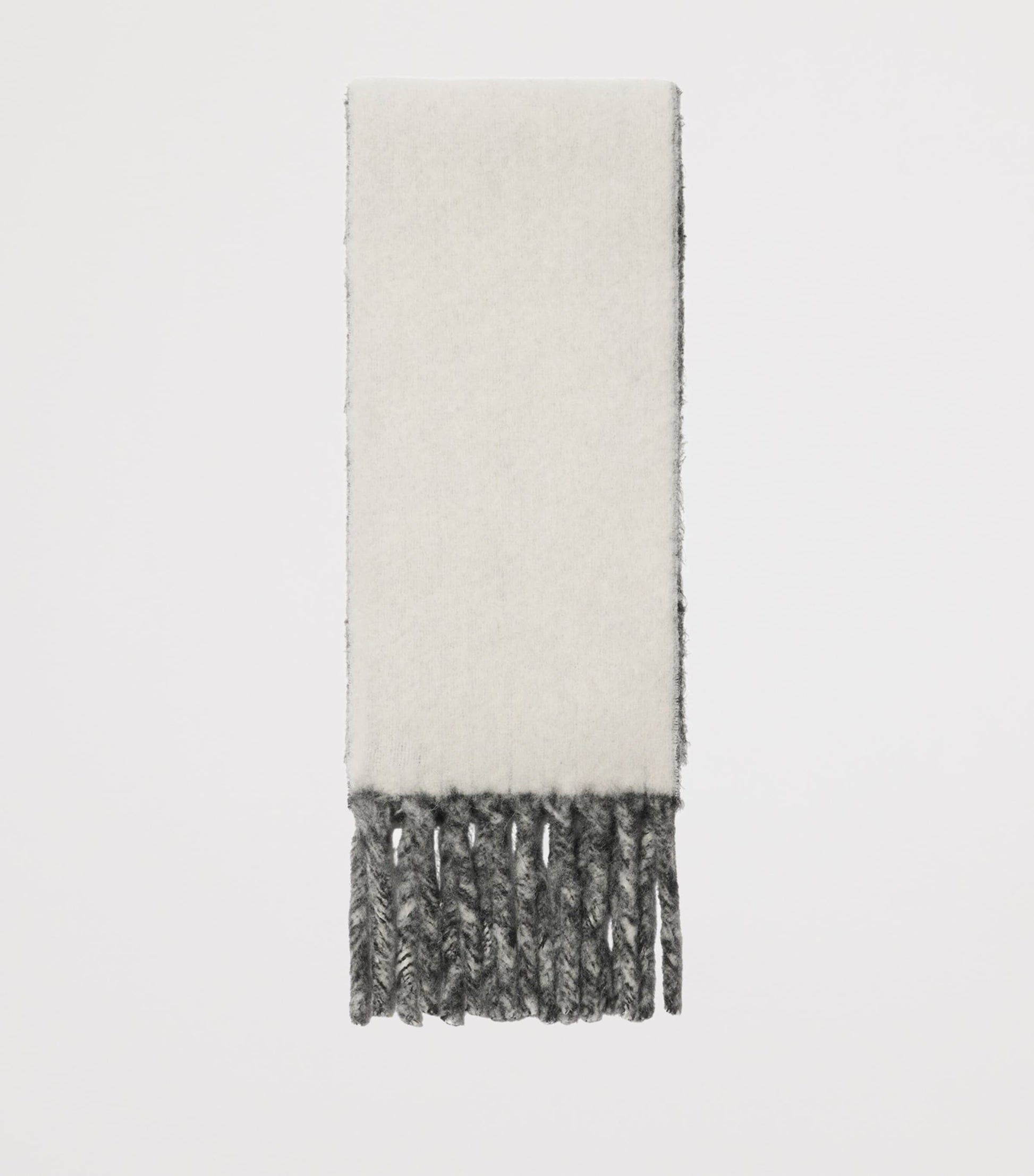 Alpaca-Blend Reversible Logo Scarf