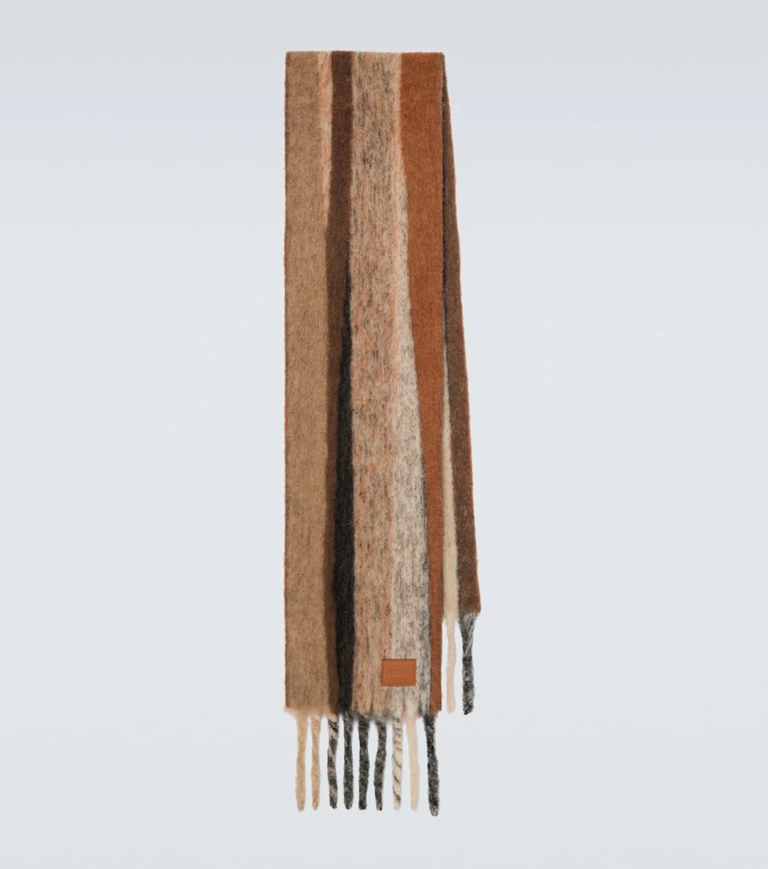 Loewe - Alpaca and wool-blend jacquard scarf