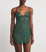 Green Lace Isara Babydoll Dress