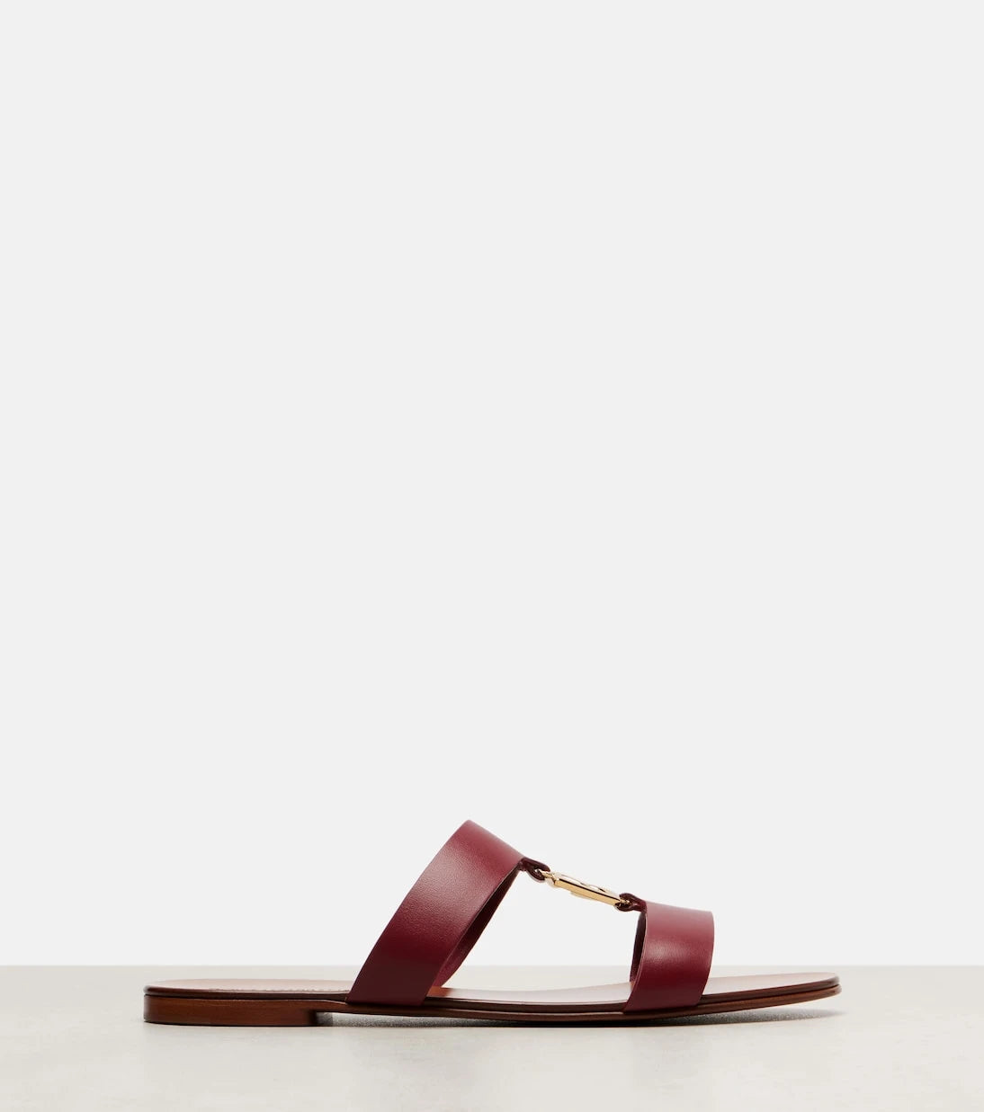 Dolce&Gabbana - DG leather slides
