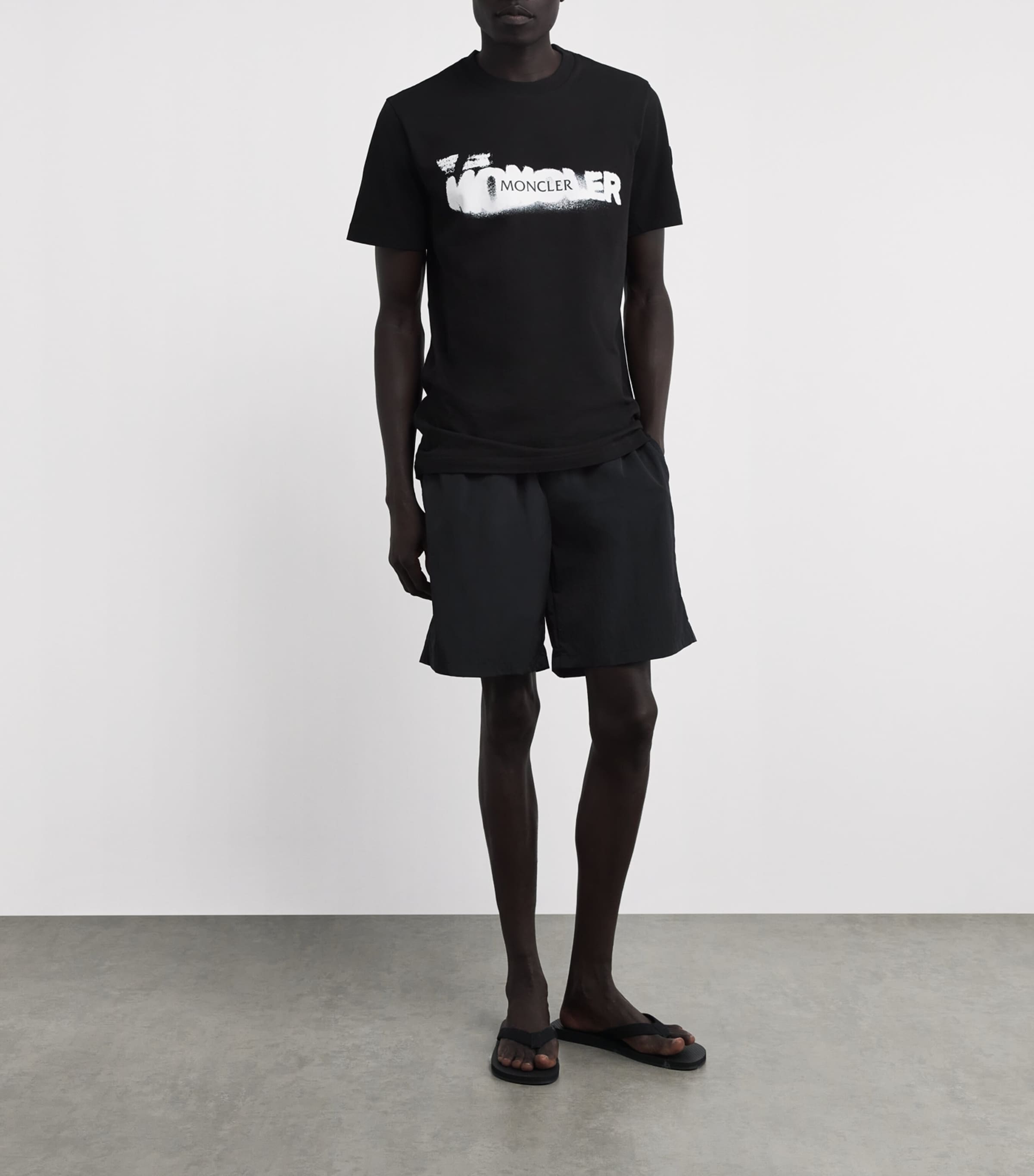 Moncler Logo Swim Shorts