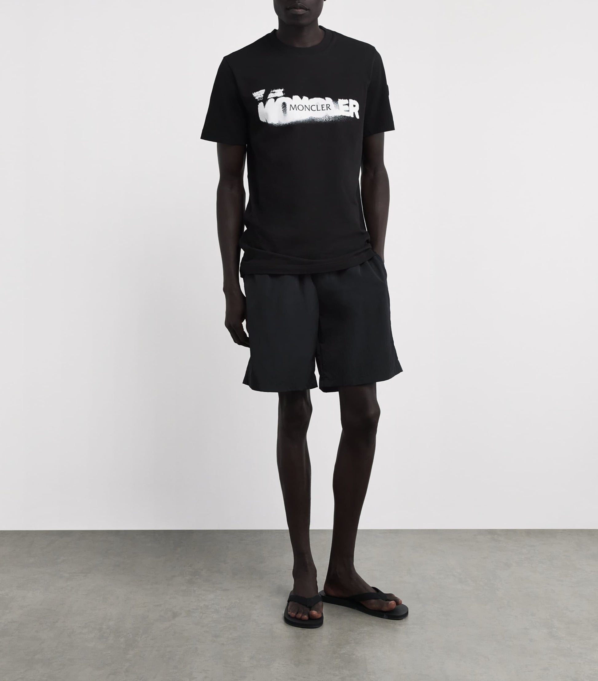 Moncler Logo Swim Shorts