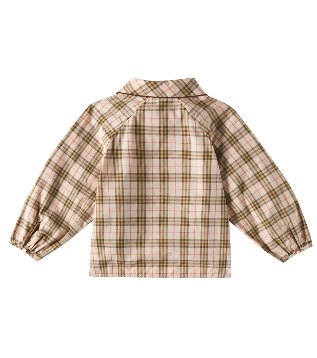 Burberry Kids - Burberry Check cotton blouse
