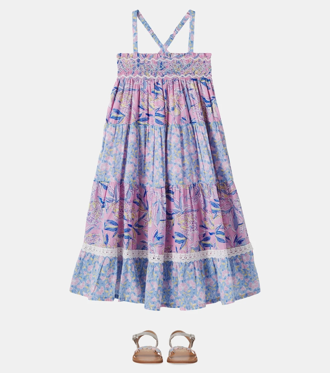 Louise Misha - Marcelinette printed cotton dress