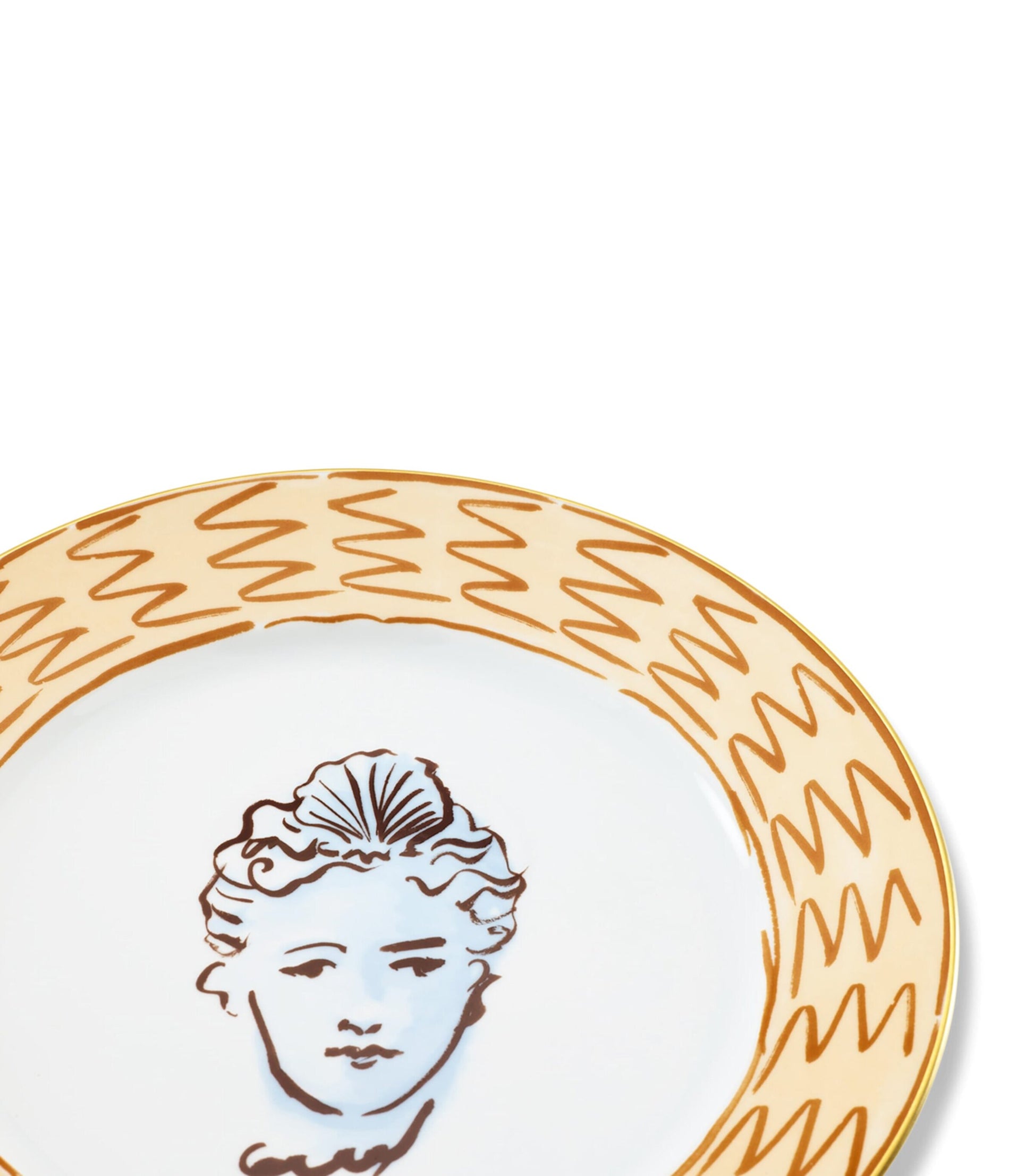 GINORI 1735 Porcelain Il Viaggio di Nettuno Plate (28cm)