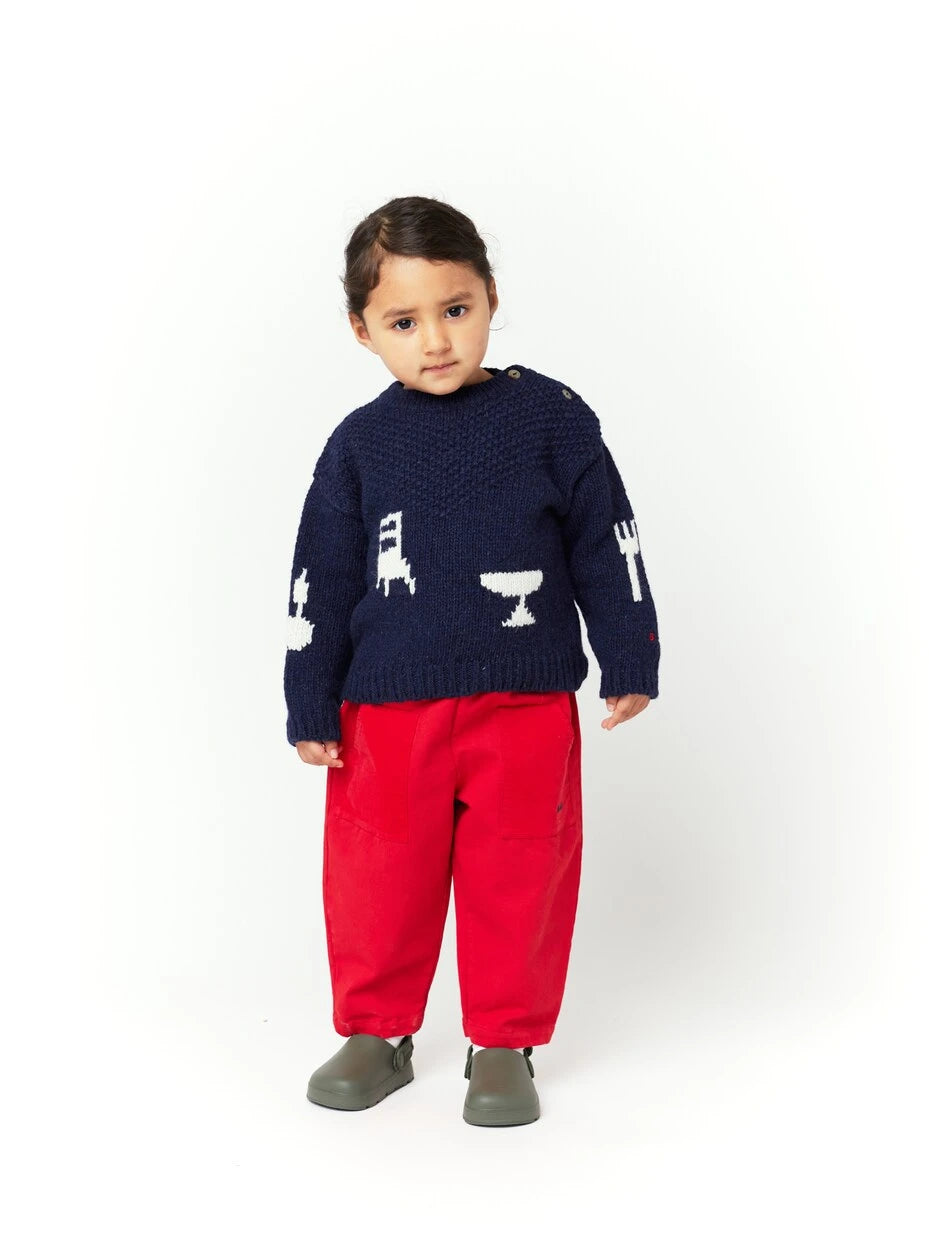 Bobo Choses - Baby The Feast wool-blend sweater