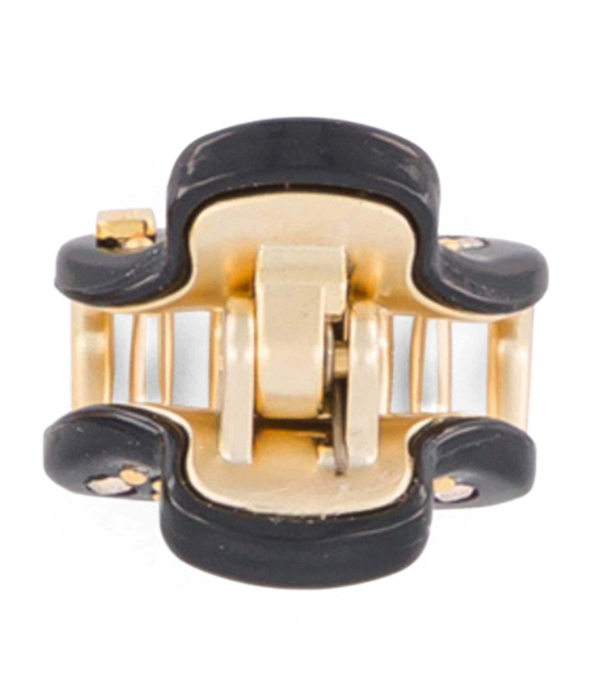 Alexandre de Paris Gold-Plated Mini Claw Hair Clips (Set of 2)