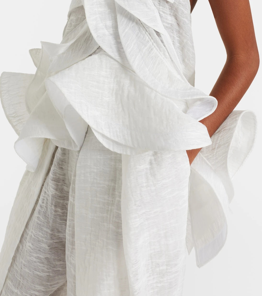 Maticevski - Étoile Wave ruffled top