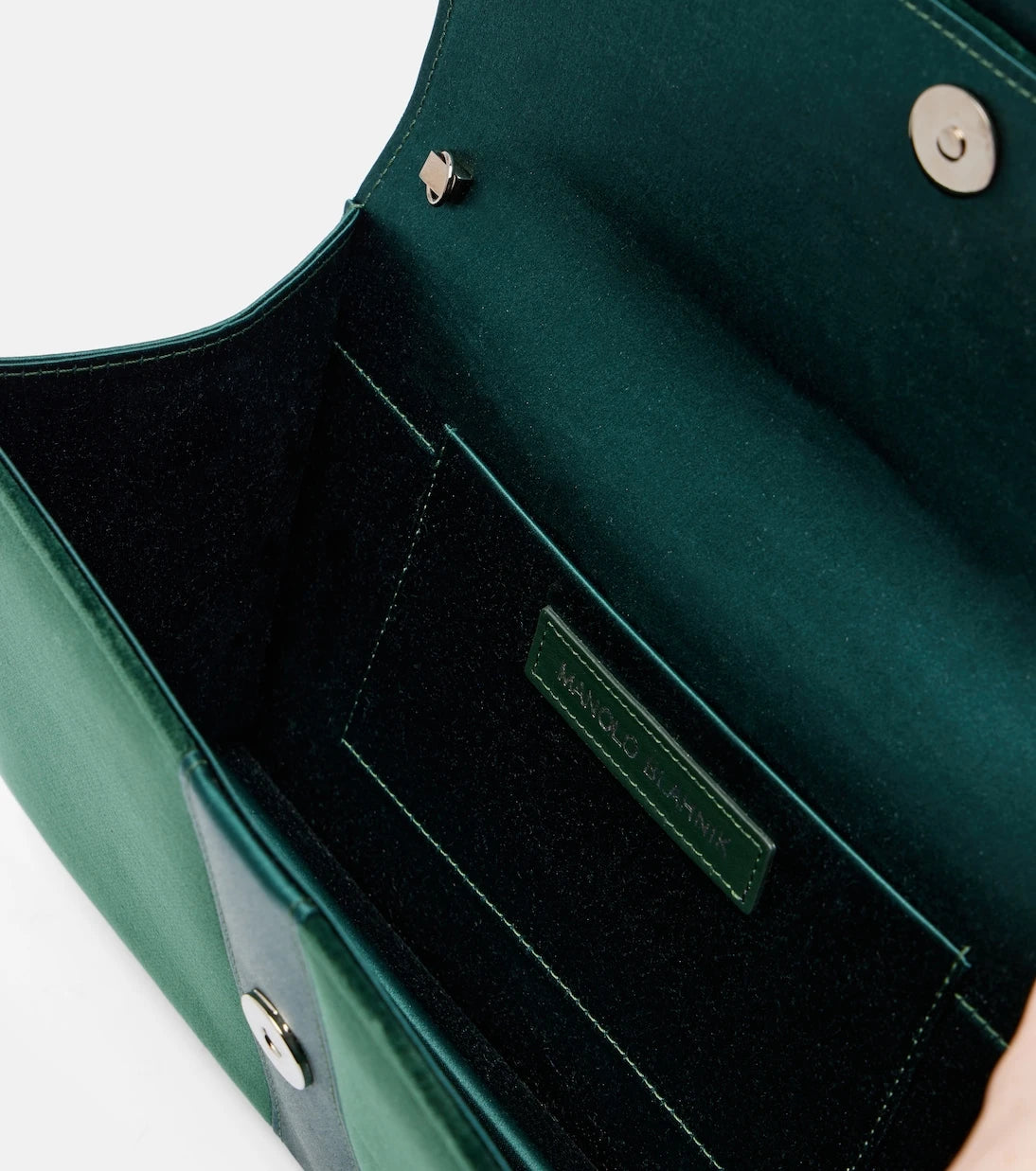 Manolo Blahnik - Capri embellished velvet clutch
