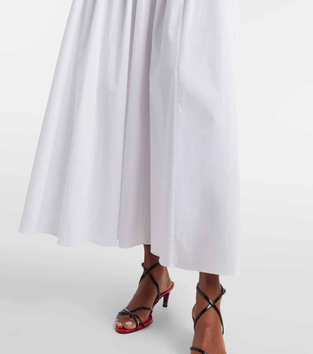 Staud - Procida cotton poplin maxi skirt