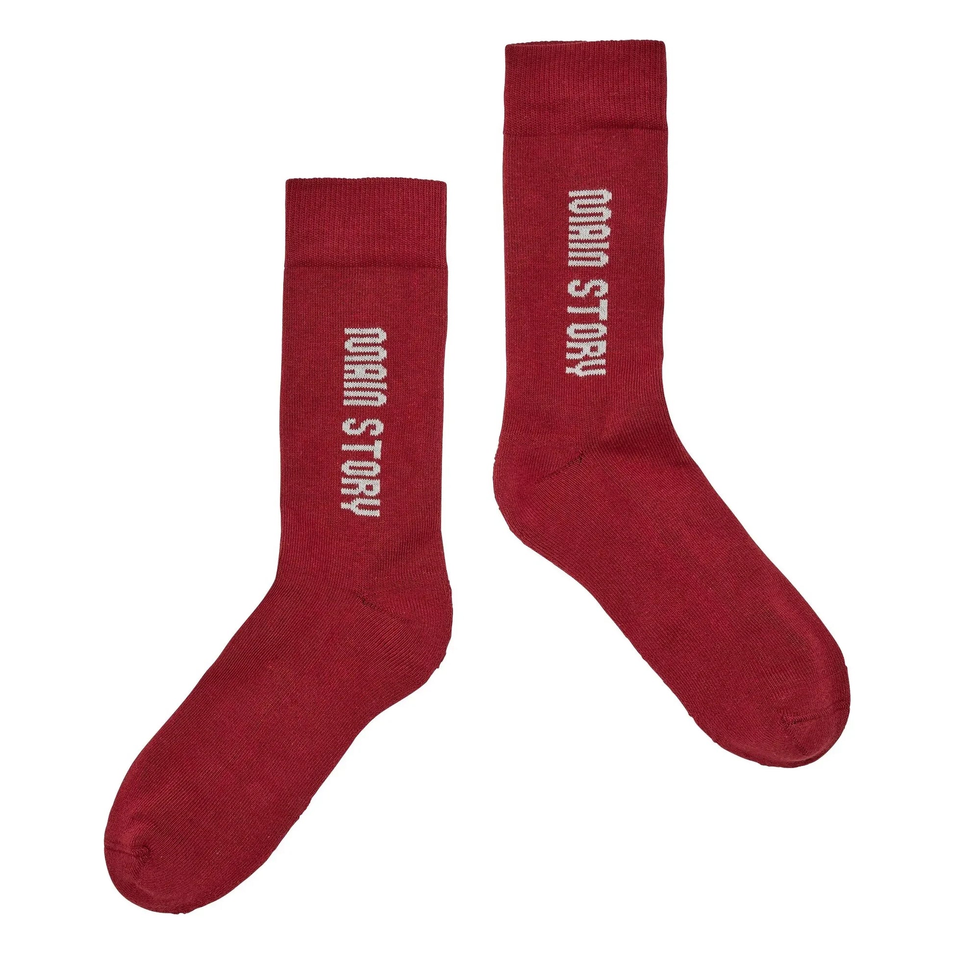 Main Story - Organic cotton socks | Burgundy