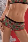 Red and Green Argyle Boyshorts