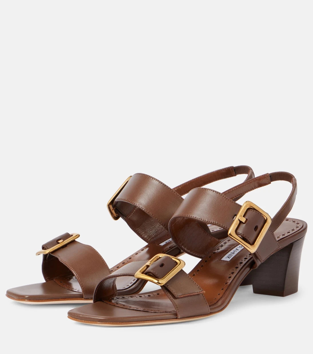 Manolo Blahnik - Thalitsli leather sandals