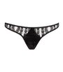Coco De Mer Black Velvet-Lace Kiana Briefs