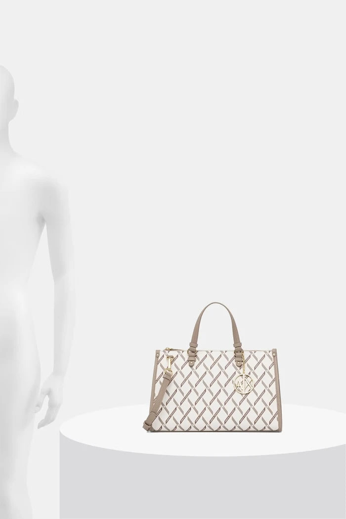 Armani Exchange шопинг чанта дамска от имитация на кожа