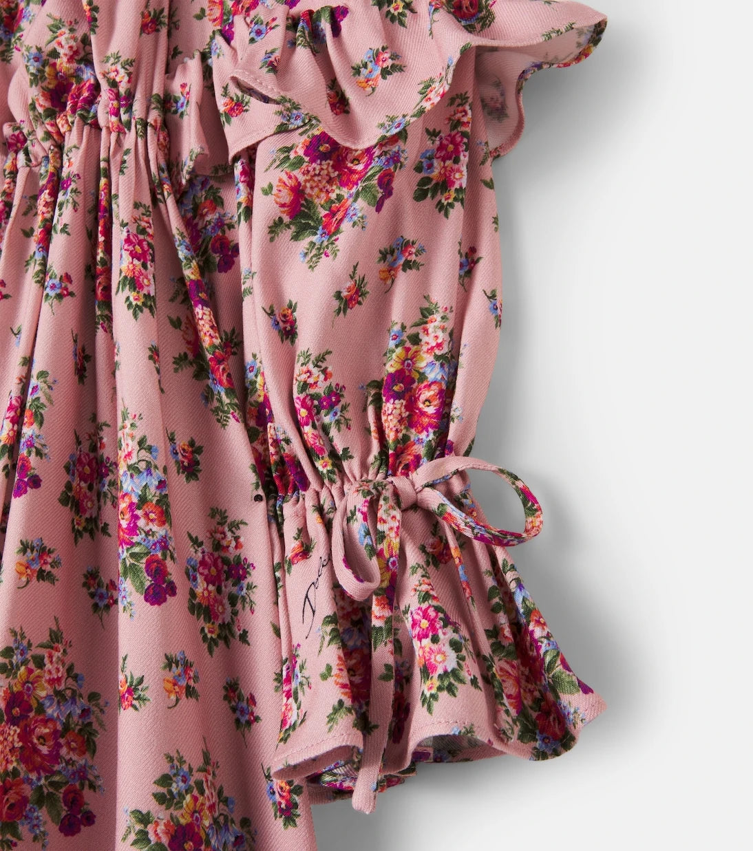 Dolce&Gabbana Kids - Gathered floral dress