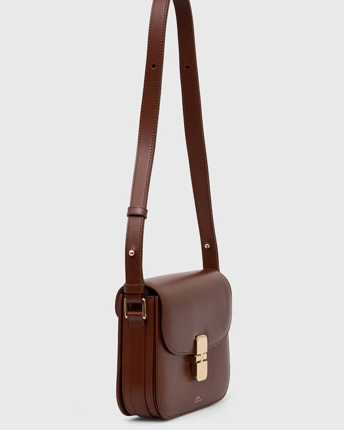 Кожена чанта A.P.C. Sac Grace Small PXBMW-F61413 BLACK