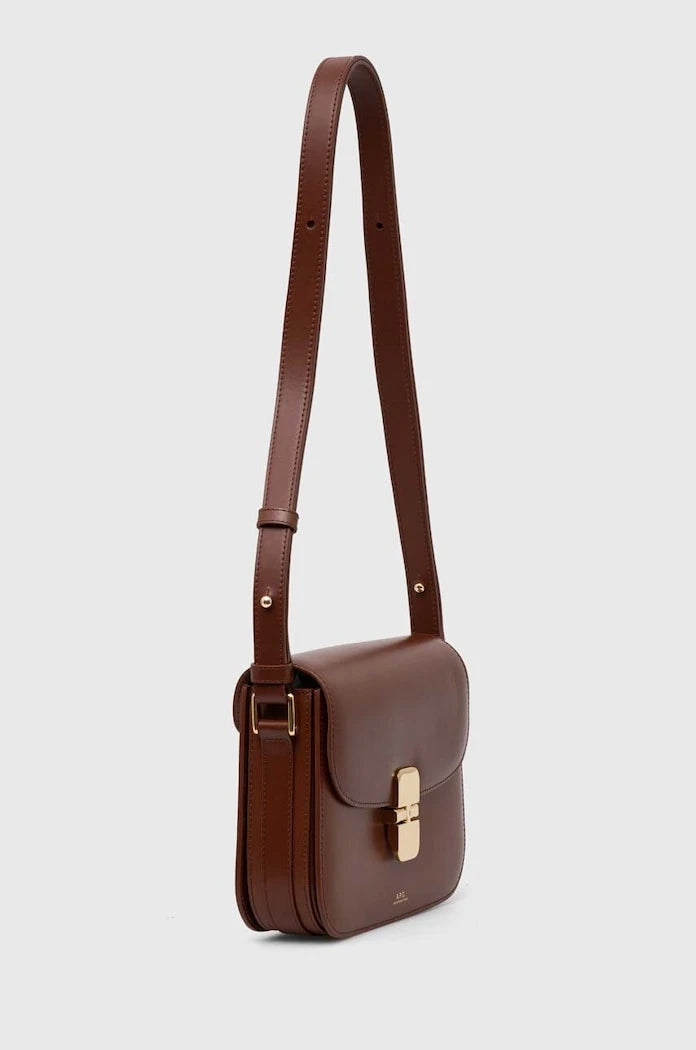Кожена чанта A.P.C. Sac Grace Small PXBMW-F61413 BLACK
