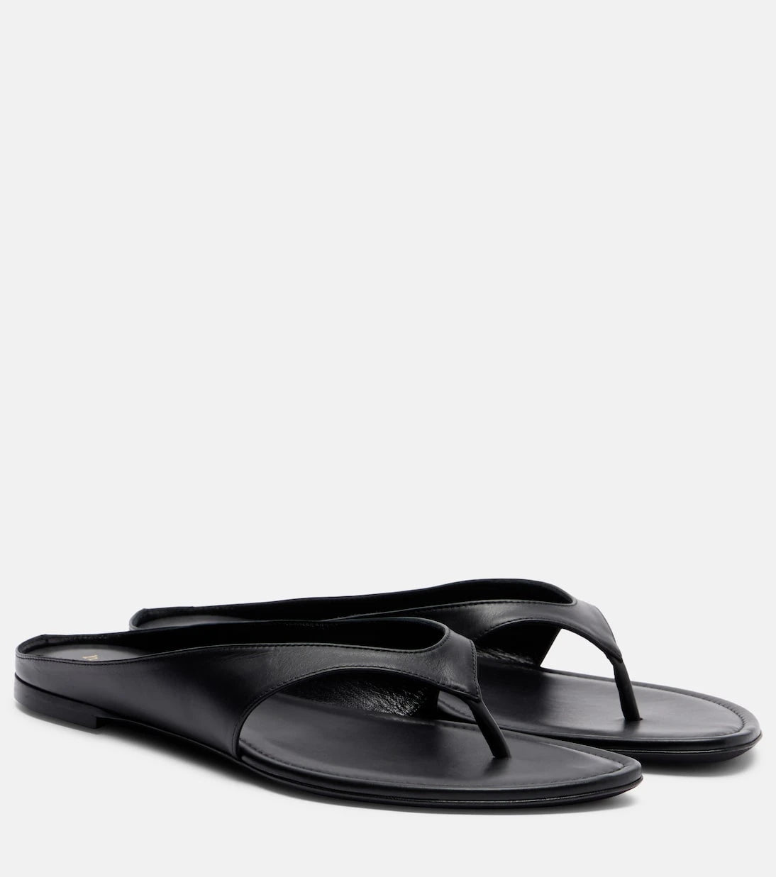 Herbert Levine - Sun-kissed leather thong sandals