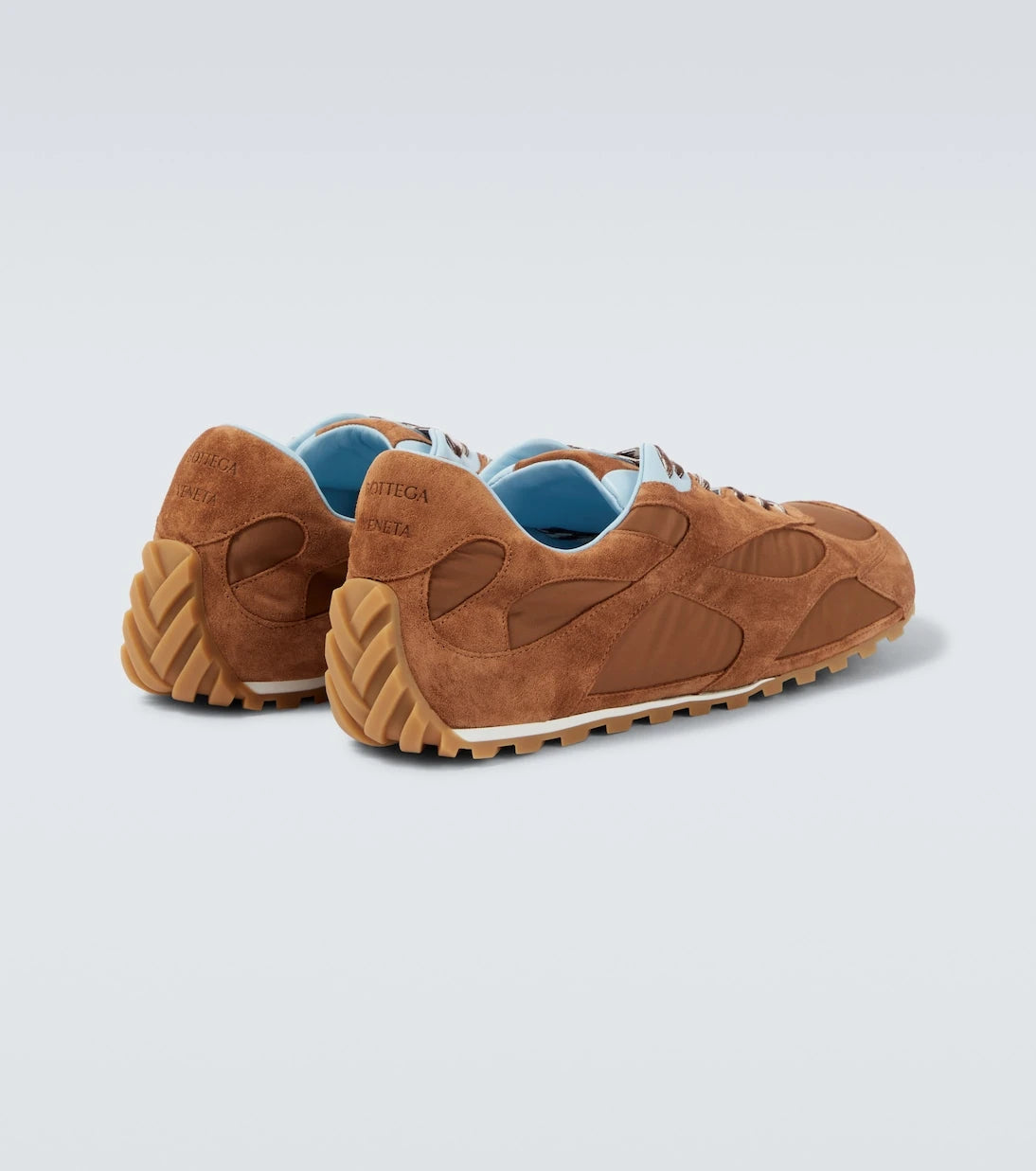 Bottega Veneta - Orbit Flash suede-trimmed sneakers